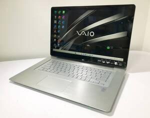 最新 office2024搭載 快適スペック！VAIO SONY SVF15N1A1J Core i5 4500U/8GB/SSD256/Webカメラ/15.5型タッチパネル FullHD Win11pro