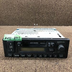 AV12-207 激安 カーステレオ MAZDA D131 66 9C0A CQ-LM4650A 松下電器 カセットデッキ FM/AM オーディオ 通電未確認 ジャンク