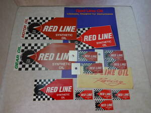 ▲▽RED　LINE　OIL　レッドラインオイル　　当時物　カタログ　ステッカー付き　カタログ△▼