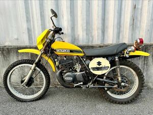 中古車 実働 現車販売 ビンテージバイク SUZUKI スズキTS400 ハスラー400 YELLOW オフロードバイク 書類有