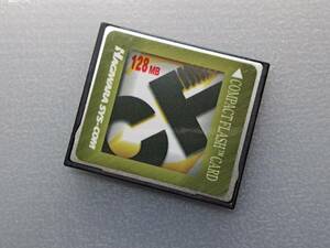 HAGIWARA SYS-COM CompactFlash 128MB CFカード ケース付き ハギワラシスコム コンパクトフラッシュ メモリーカード 日本製 動作確認済み