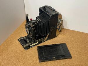 【動作品】ツァイスイコン マキシマー Zeiss ikon maximar 207/3 名玉テッサー10.5cm f4.5搭載 ハンザ ロールフィルムホルダー付き Tessar