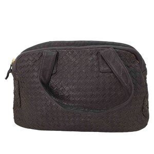 BOTTEGA VENETA(ボッテガヴェネタ) イントレチャート レザーハンドバッグ ミニボストン レデ 中古 古着 0924