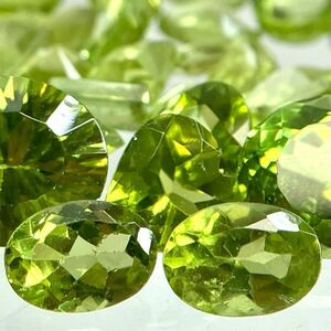 ≪天然ペリドットおまとめ50ct≫n 裸石 宝石 peridot jewelry ジュエリー ルース w2 12