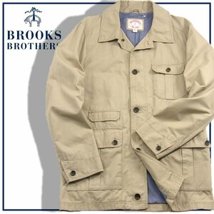 新品 ブルックスブラザーズ 【大人の ハンティングジャケット】 ベージュ ポケット多数 M ★252070 BROOKS BROTHERS ハンタージャケット