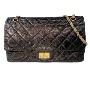 シャネル CHANEL レディース 2.55 エイジドカーフ マトラッセ GD金具 19番台 ハンドバッグ ショルダーバッグ