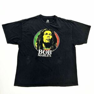 XXL ビッグサイズ 00s ボブマーリー Tシャツ ZION メキシコ製 黒ボディ ブラック ビンテージ / 00年代 BOB MARLEY レゲエreggae ラスタ 90s