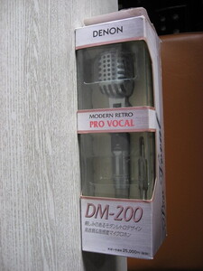 （新同）DENON MODERN RETRO PRO VOCAL 高音質＆高感度マイクロフォン　DM-２００