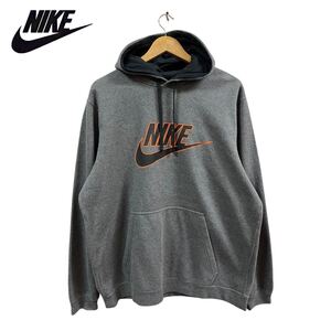 NIKE スウェットパーカー USA古着 洗濯済 ナイキ sweatparka スポーツブランド フーディ アメリカ古着 plywood 2303