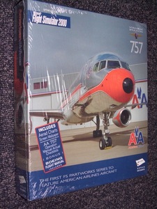 American Airlines 757 / WORLDAIR SIMULATOIN◆MS Flight Simulator2000アドオン◆未開封品 factory-sealed 