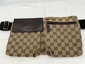 bc1711060/GUCCI グッチ GGスプリーム レザー ウェストバッグ ヒップバッグ ウェストポーチ ショルダーバッグ