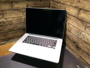 ★MacBook Pro (Retina) 15インチ　A1398 Core i7シリーズ　SSD装着済み　動作品ですがジャンクです★