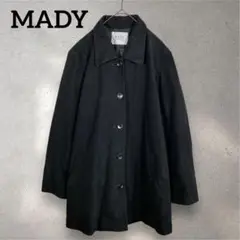 1106 MADY ステンカラーコート　ミドル　ベロア　FallJacket　M