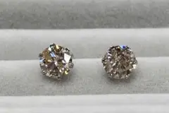 1.00ct ダイヤモンド　プラチナ ピアス