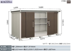 地域限定送料無料　限定地域以外は発送できません。　ヨドコウ　ヨド物置　エルモ　　LMD-3618