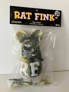 未開封/RATFINK(ラットフィンク )Tiger Yellow/Sofubi Figure Collection/フィギュア/dune/テツロッド/MOONEYES(ムーンアイズ)/エドロス