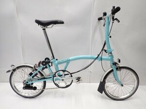 BROMPTON S6L 2x3s ターキッシュグリーン 2019 ブロンプトン 16型 折り畳み自転車 配送/来店引取可 ∩ 7013E-2