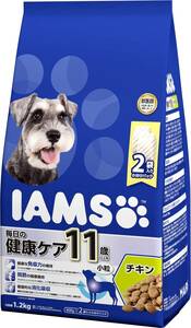 アイムス (IAMS) ドッグフード 11歳以上用 毎日の健康ケア 小粒 チキン シニア犬用 1個 (x 1)