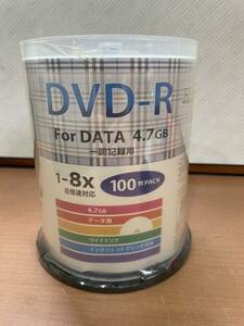 QW1709 HI-DISC 録画用 DVD-R For DATA4.7GB 100枚PACK 未使用品 0612