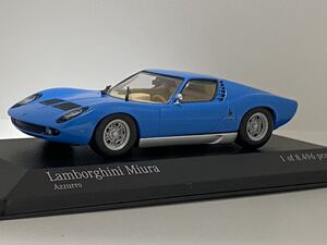 ランボルギーニ ミウラ ミニカー ミニチャンプス 1/43 アズーロ Lamborghini miura