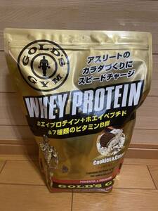 ★GOLD’S GYM ゴールドジム プロテイン ホエイ WHEY 1.5kg クッキー&クリーム マイプロ MYPROTEIN 新品 送料込