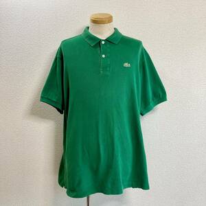 【made in FRANCE】 70s フランス製 CHEMISE LACOSTE シュミーズラコステ 鹿の子ポロシャツ ８ 緑 グリーン系 フレンチラコステ フレラコ