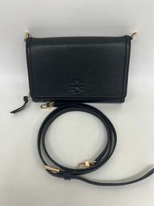 TORY BURCH トリーバーチ クラッチ　財布 レザー　ショルダーバッグ ウォレットバック　２way ブラック　GST111801