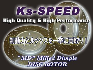 Ks-SPEED[ディンプル+スリット] Front/MD7059 WRX STI VAB WRX STI VAB Final Edition 555台限定 2019/11～ 6POT 340x30mm