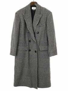 ISABEL MARANT ETOILE イザベルマラン エトワール 22AW LOJIMA COAT ウールチェック ダブルコート MA1292-22A084E グレー 38 IT722STSEWUY