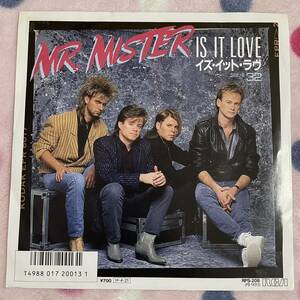 【白盤】【見本盤】【7inch】◆即決◆中古■【MR. MISTER Mr.ミスター / IS IT LOVE イズ・イット・ラヴ / 32】7インチ EP■RPS208