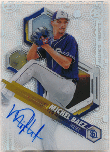 ☆ Michel Baez MLB 2018 Bowman High Tek Prospects Signature Auto 直筆サイン プロスペクトオート ミチェル・バエス