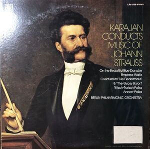 Karajan Conducts Music Of Johann Strauss / LRs-556 / サンプル盤 / 1976年 / JPN