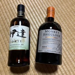 ニッカ ウイスキー NIKKA ニッカウイスキー 伊達　サントリー　モンキーショルダー　スモーキーショルダー