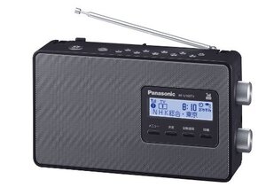 パナソニック ラジオ FM/AM/ワンセグTV音声 ブラック RF-U100TV-K(中古品)　(shin