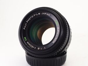 ★訳あり良品★ フジ FUJI EBC X-FUJINON 50mm F1.6 DM ★絞り粘りあります #S1683