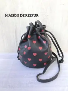 MAISON DE REEFUR 巾着バッグ(ハート)  メゾンドリーファー