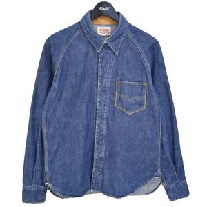 デラックスウエア DELUXEWARE 40s DENIM SHIRT デニムシャツ 7640 インディゴ 商品番号:8066000247328