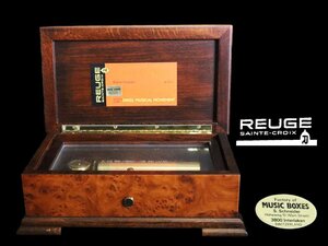 【江】スイス製 REUGE MUSIC リュージュミュージック オルゴール CH3/72 3曲 古美術品(楽器クラッシック)X17 CTkngfj LB625jgf