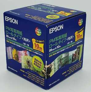 EPSON PM写真用紙　光沢　ロールタイプ L判・名刺サイズ　10m 89mm×10m