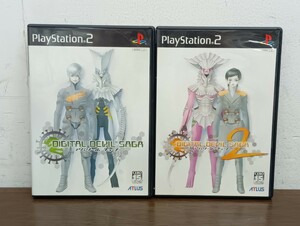 I★ PS2 ソフト デジタルデビルサーガ アバタールチューナー 1・2 セット Digital Devil Saga プレステ2