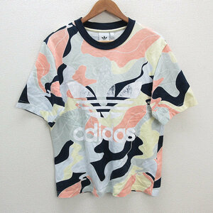 y■トルコ製■アディダス/ADIDAS AOP TEEマルチカラーTシャツ【メンズS】MENS/71【中古】