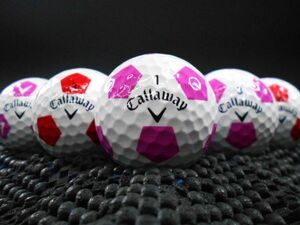 [E3M-11A] Callaway CHROME SOFT Truvis 2018年モデル カラー混合 30球 シェブ キャロウェイ クロムソフト ロストボール