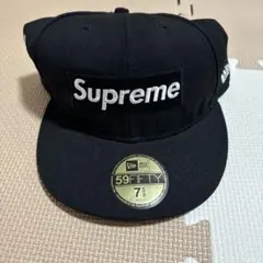 Supreme 59FIFTY キャップ 黒 7 5/8