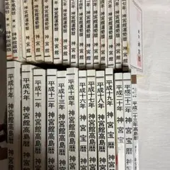 古書　 神宮館運勢暦　高島易断所本部 / 神宮館　神宮宝暦　29冊￼