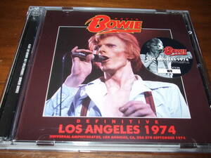 David Bowie《 Definitive Los Angeles 74 》★ライブ２枚組