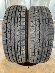 送料込み！195/65R15 YOKOHAMA ICE GUARD iG50PLUS 19年 7.5mm 中古スタッドレスタイヤ２本