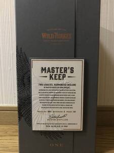 【ワイルドターキー マスターズキープ ワン】WILD TURKEY MASTER