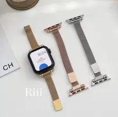 Apple Watch マグネットベルト ピンクゴールド 42/44/45mm