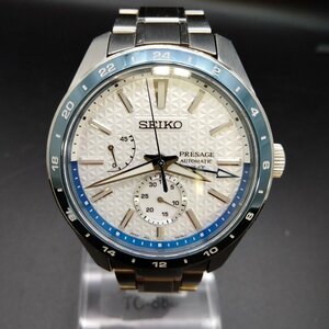 セイコー Seiko 腕時計 動作品 6R64-00D0（プレサージュ　GMT） メンズ 1320859