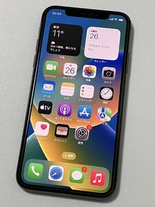 SIMフリー iPhoneX 256GB Space Gray シムフリー アイフォンX スペースグレイ 黒 docomo au softbank 本体 SIMロックなし A1902 MQC12J/A